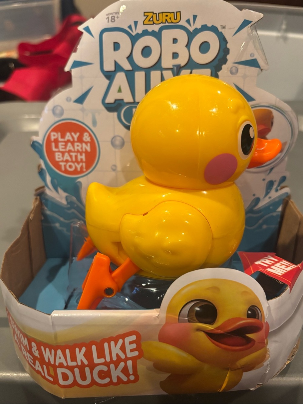Robo Alive Yellow Bath Duck Toy by ZURU